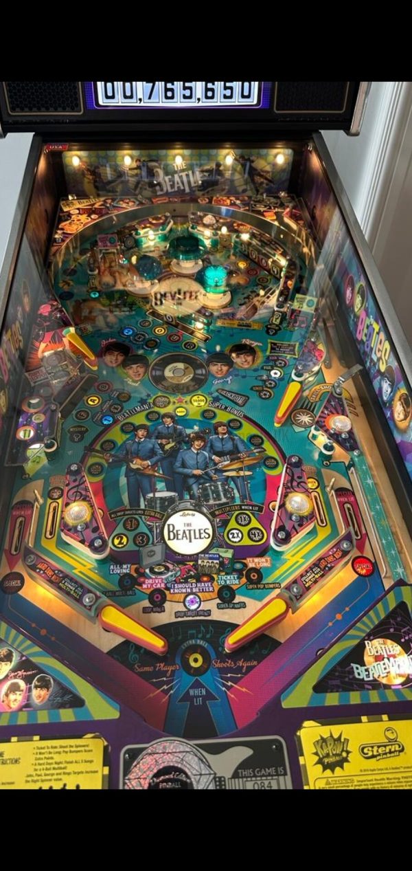 The Beatles Diamond Edition Pinball Machine – #084 of 100 Worldwide | Collector’s Masterpiece - Image 6