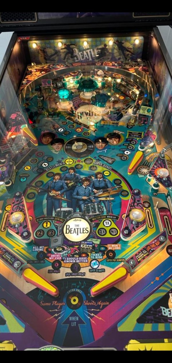 The Beatles Diamond Edition Pinball Machine – #084 of 100 Worldwide | Collector’s Masterpiece - Image 4