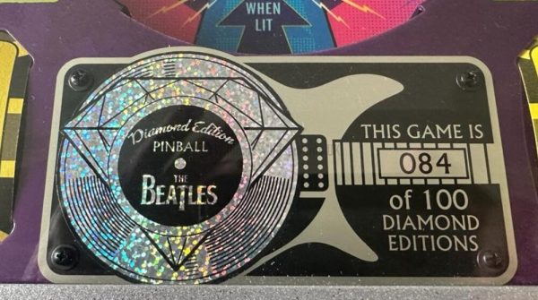 The Beatles Diamond Edition Pinball Machine – #084 of 100 Worldwide | Collector’s Masterpiece - Image 2