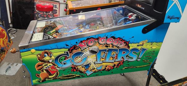 No Good Gofers Pinball Machine – Fully Restored 1997 Williams Golf-Themed Arcade Game - Image 12