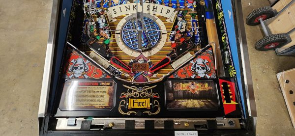 Black Rose Pinball Machine – Bally 1992 Pirate Adventure Classic - Image 8