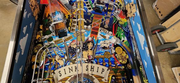 Black Rose Pinball Machine – Bally 1992 Pirate Adventure Classic - Image 5