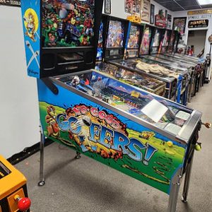No Good Gofers Pinball Machine – Fully Restored 1997 Williams Golf-Themed Arcade Game